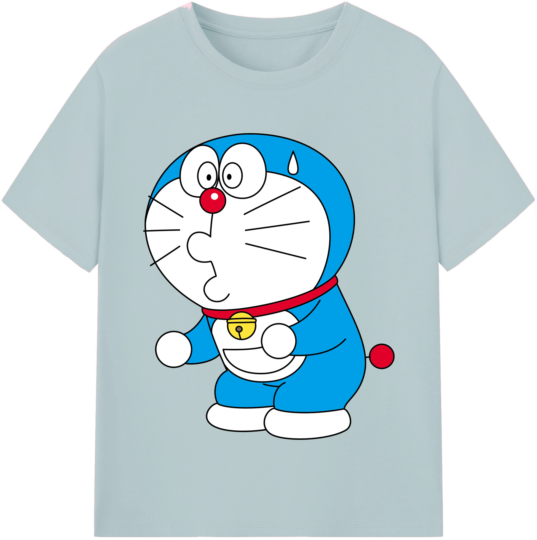 （画像用） ドラえもん Doraemon 綿100％半袖Tシャツ（フロントプリント）